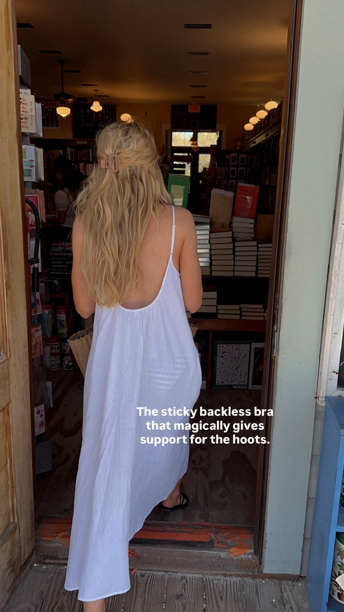 Picky girl linen dress + strapless bra! 
Dress: runs TTS, wearing size small. 

#LTKootd #LTKSeasonal #LTKdayinmylife