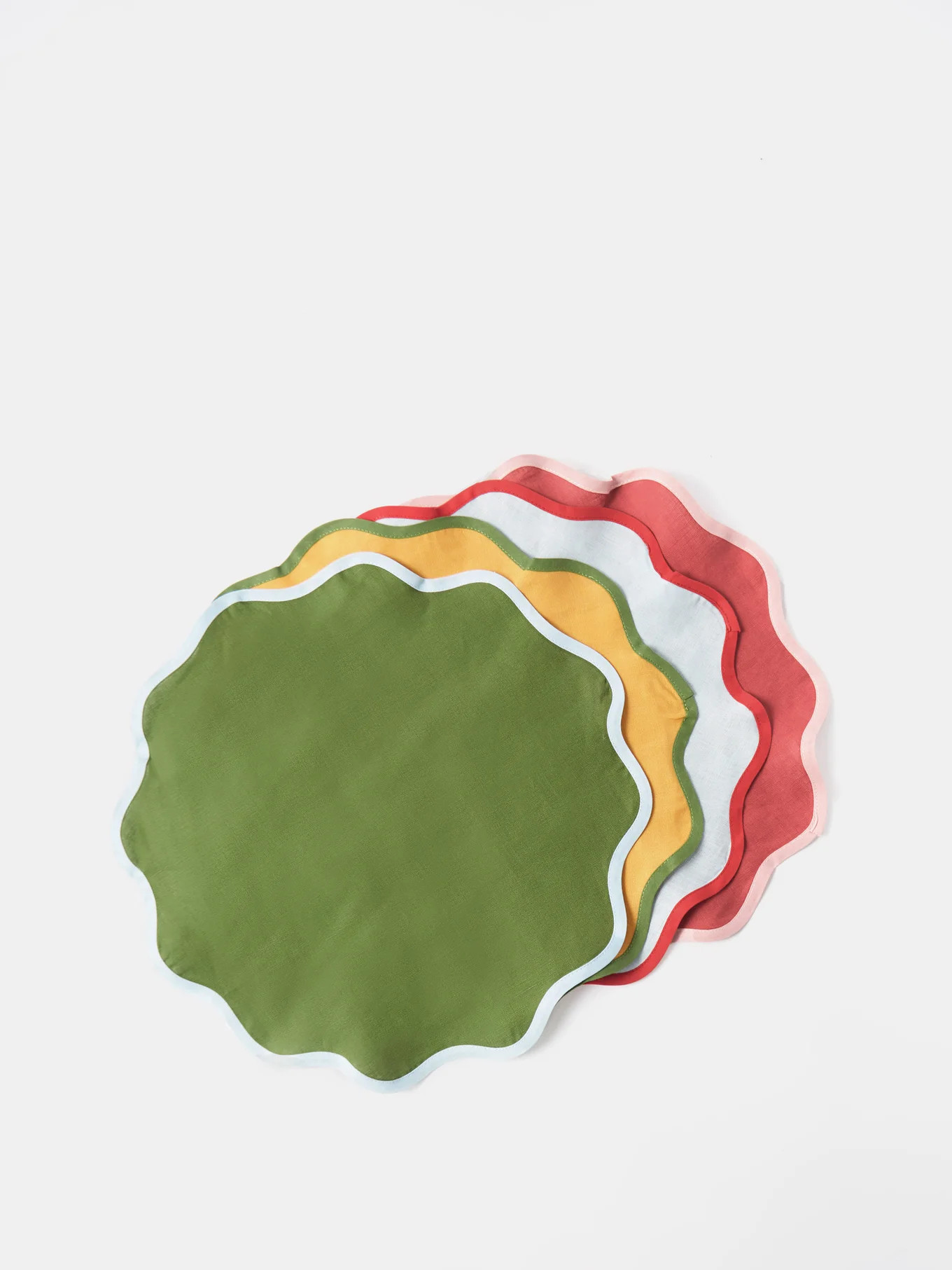 Set of four Cloud cotton placemats | La DoubleJ | Matches (US)