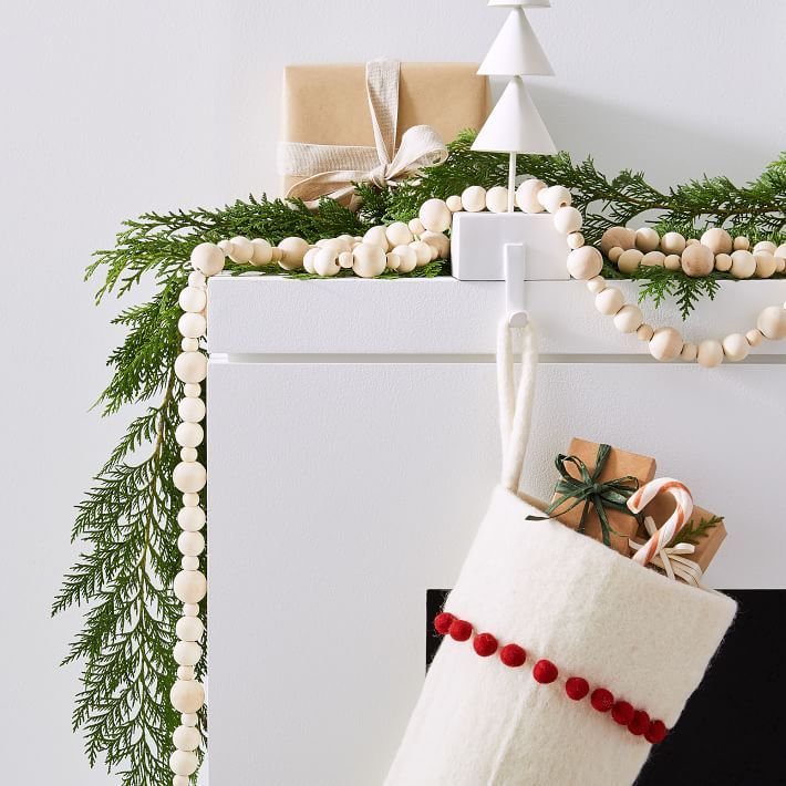 Wooden Ball Garland | West Elm (US)