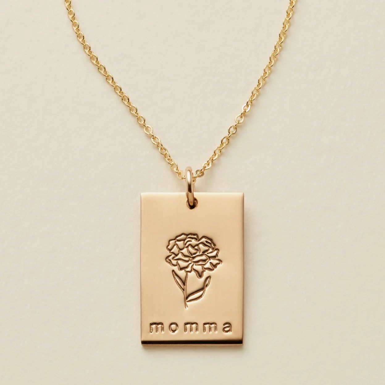 Zoe Rectangle Necklace | Made by Mary (US)