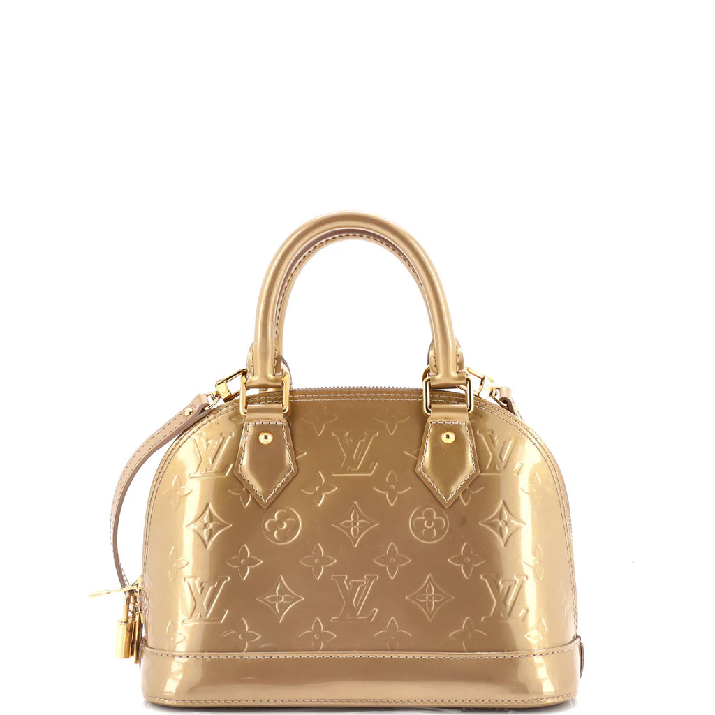 Alma Handbag Monogram Vernis BB | Rebag