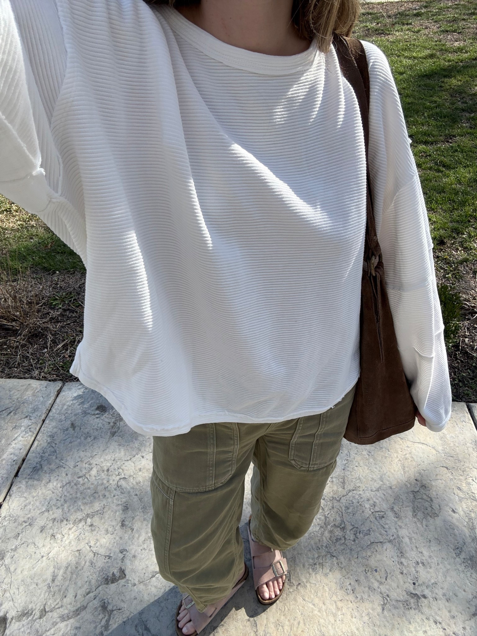 wearing a small in top and xs in pants - restocked! two of my favorite closet staples in multiple colors! 

Spring outfit, green pants, mom outfit 

#LTKootd