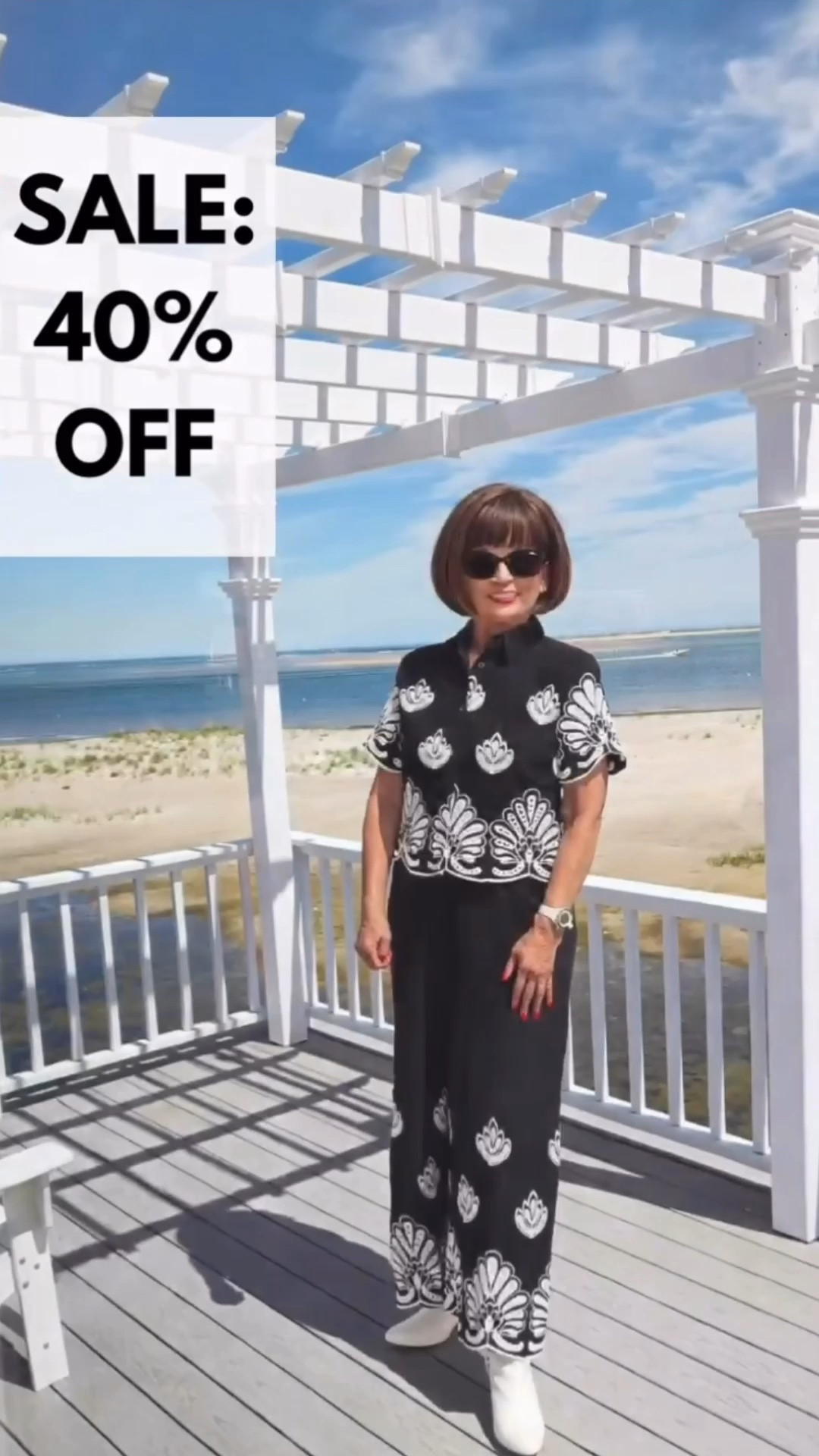 Love a matching set - And the Embroidery- Such a beautiful trend and on SALE now for 40% OFF ‼️ Wear it to the office or on a Vacation

#LTKSaleAlert #LTKWorkwear #LTKootd

https://liketk.it/6luK1