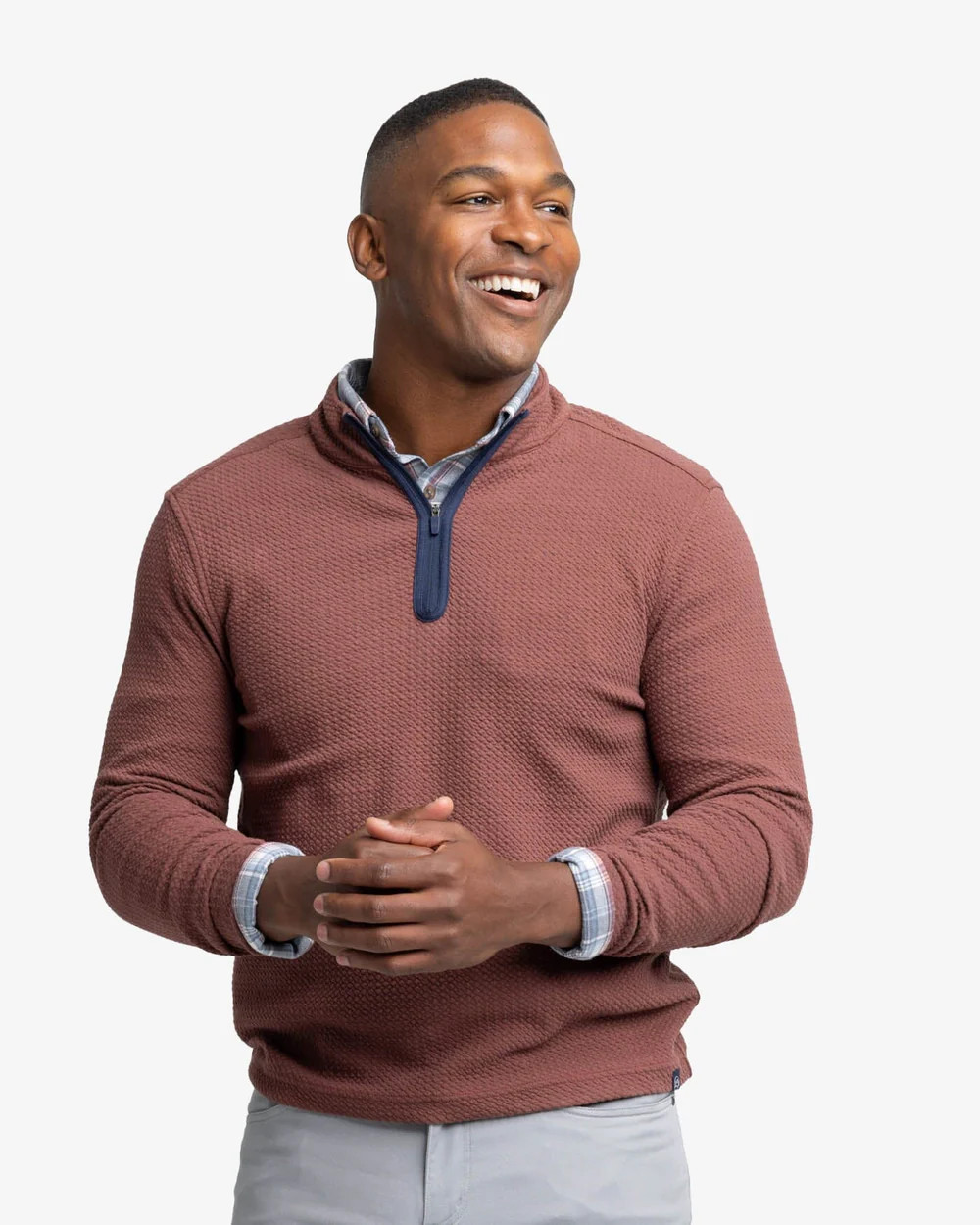 Heather Outbound Quarter Zip | Southern Tide