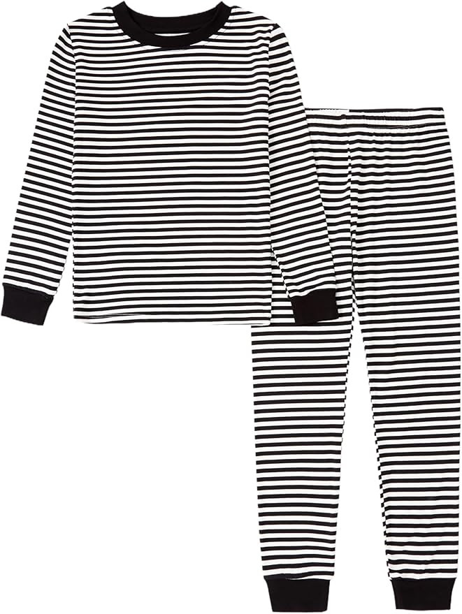 PATPAT Kids 2 Pieces Pajama Sets with Bamboo Viscose,Snug Fit Pjs for Boys,All-Season Comfort Sle... | Amazon (US)