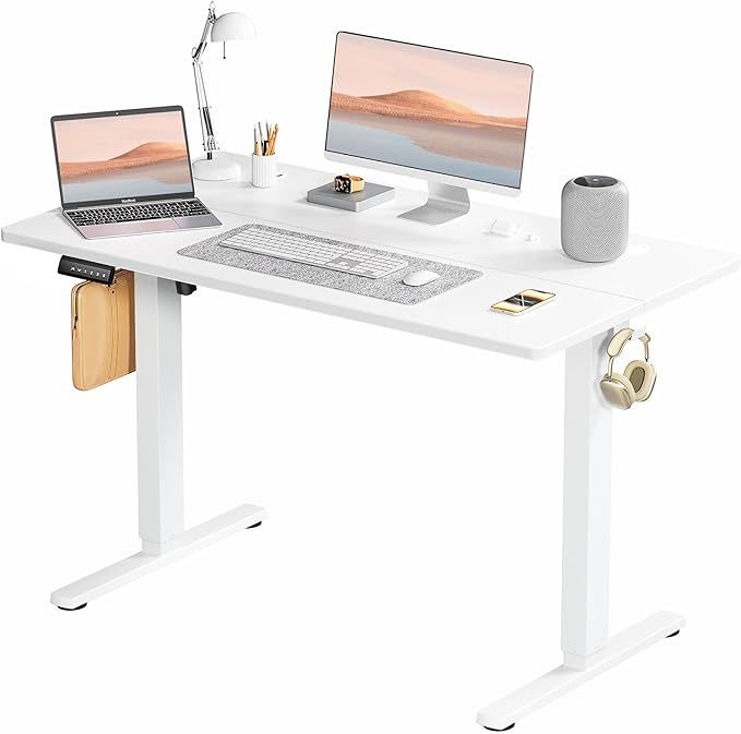 Standing Desk, Adjustable Height Electric Sit Stand Up Down Computer Table, 48x24 Inch Ergonomic ... | Amazon (US)