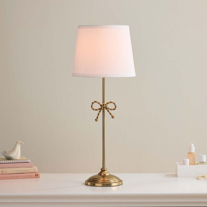 Forget-Me-Knot Bow Table Lamp | Pottery Barn Teen