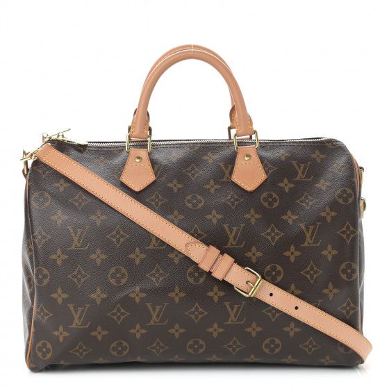 LOUIS VUITTON Monogram Speedy Bandouliere 35 | Fashionphile