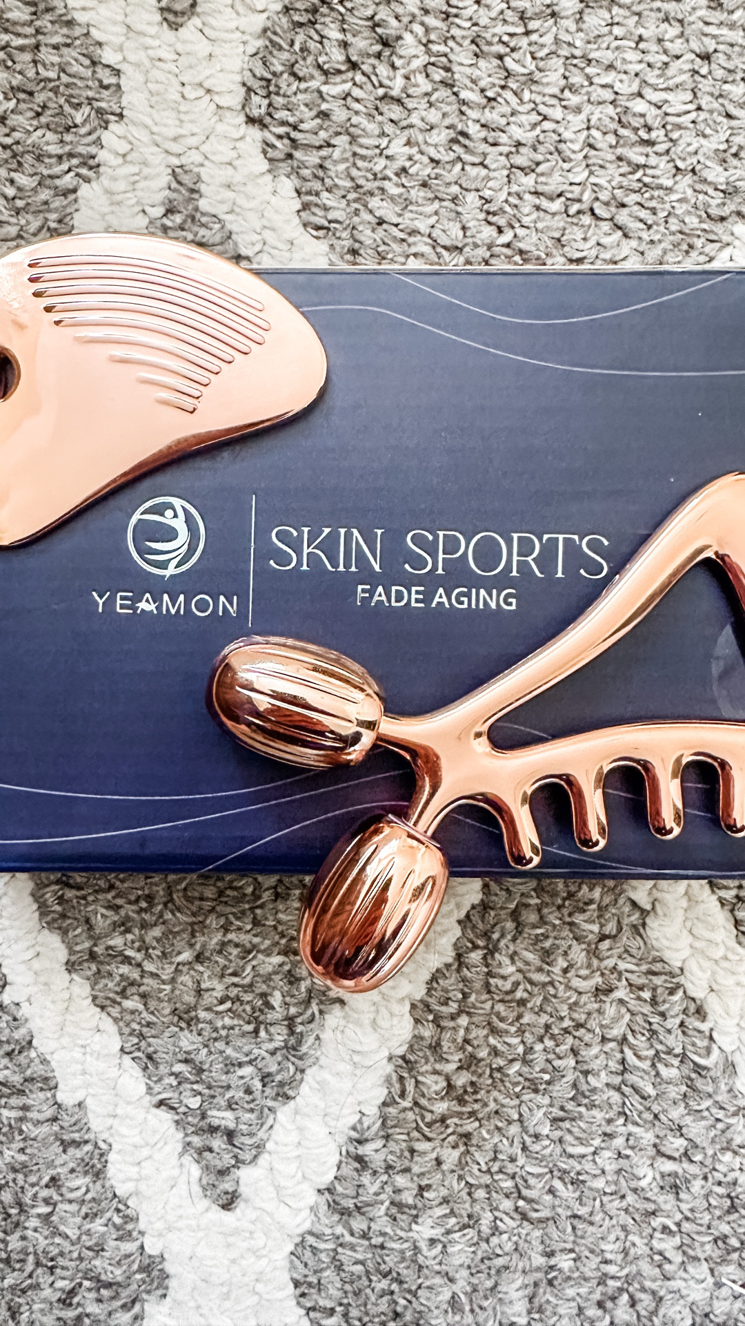 #ad
Skincare is selfcare.  One of my favorite sayings. I start every day with a lymphatic drainage massage and this new tool from Yeamon has been my new favorite.  From the angled rollers that fit perfectly to contour your jawline and cheekbones, to the combed edge that just melts away the stress in my neck, to the curved smooth edge that is perfect for smoothing and contouring my arms, this one tool does it all. Stainless steel, beautiful, and such great quality and a very affordable price.  This tool checks all the “selfcare” boxes!  Go getcha one and thank me later. 

#LTKmorningroutine #LTKselfcare #LTKBeauty