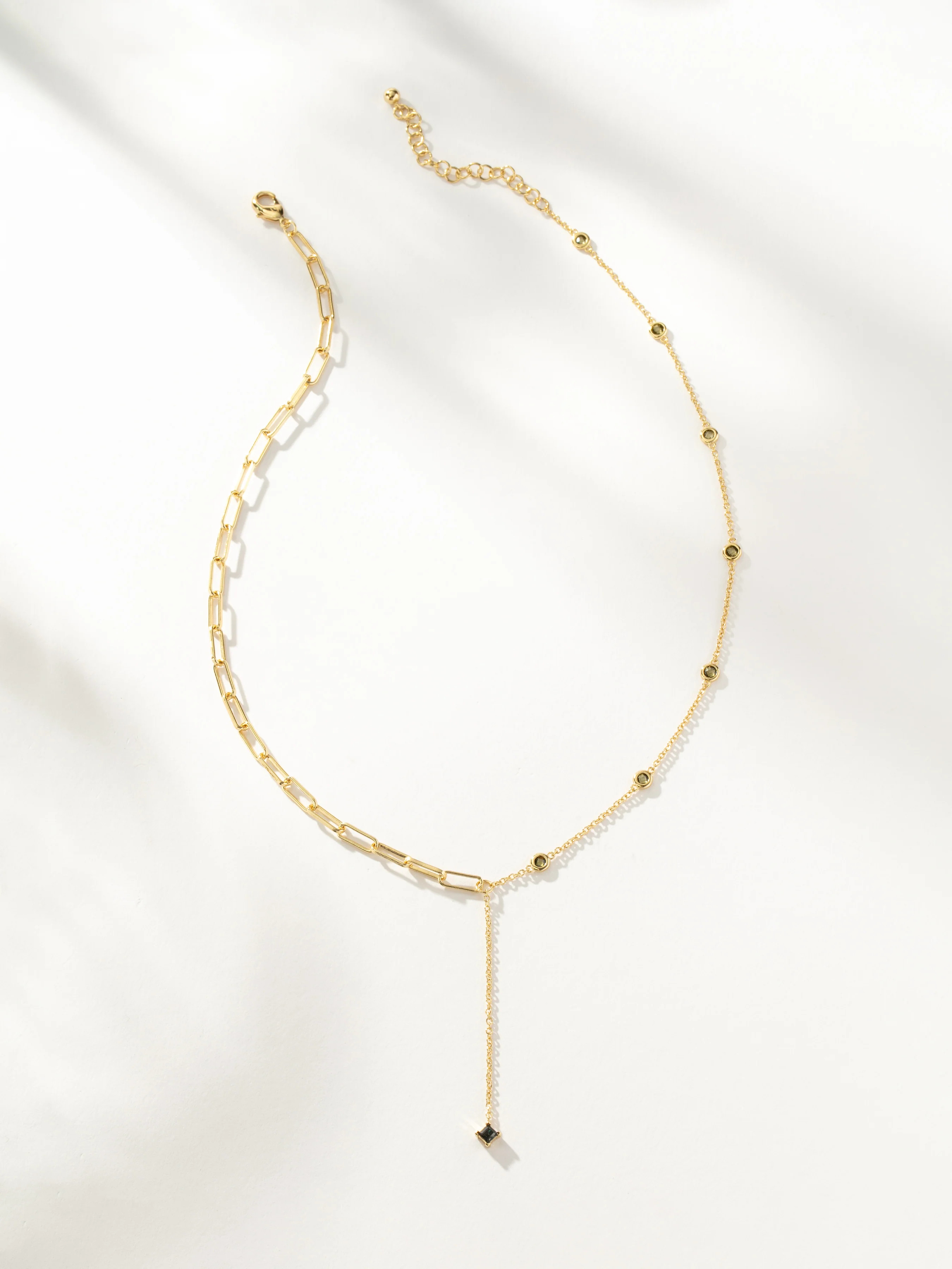 Undecided Chain Lariat Necklace in Gold | Uncommon James | Uncommon James