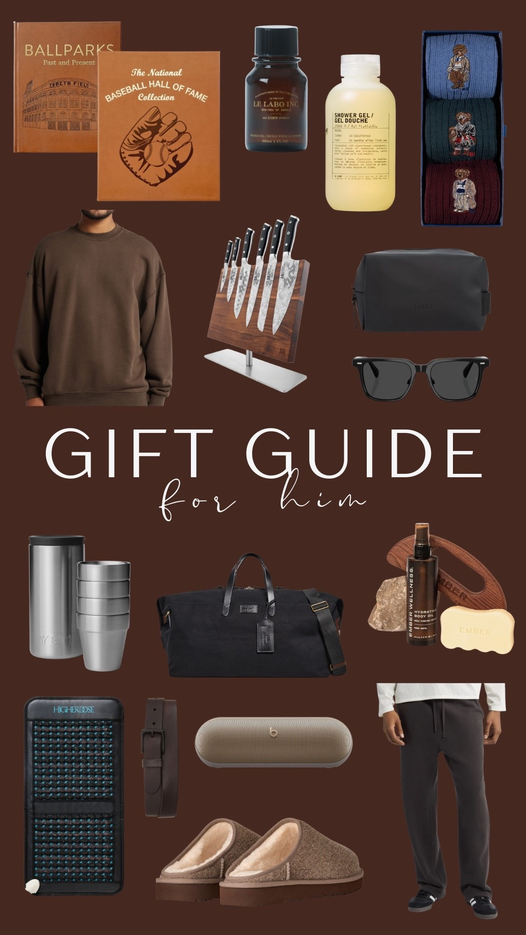 Gift guide for him

#LTKCyberWeek #LTKGiftGuide #LTKHoliday