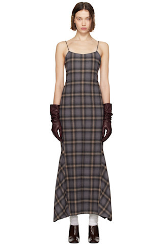 OUR LEGACY - Gray Naiad Maxi Dress | SSENSE