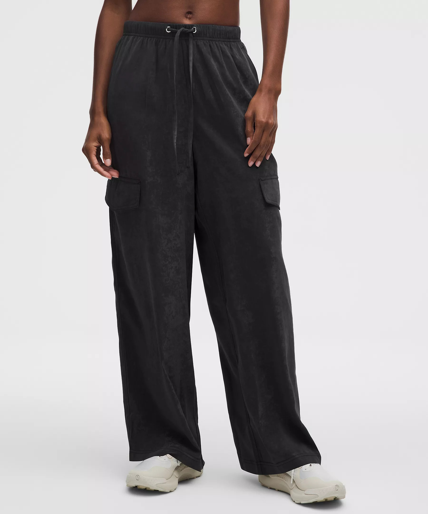 Matte Satin Relaxed-Fit Mid-Rise Cargo Pant | Lululemon (US)