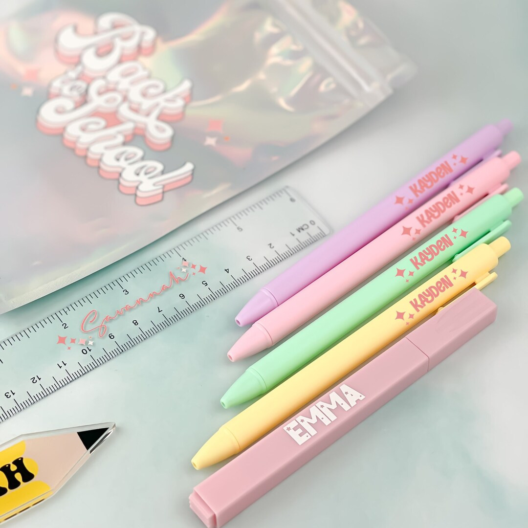 Personalized Back to School Pencils Back to School First Day - Etsy | Etsy (US)