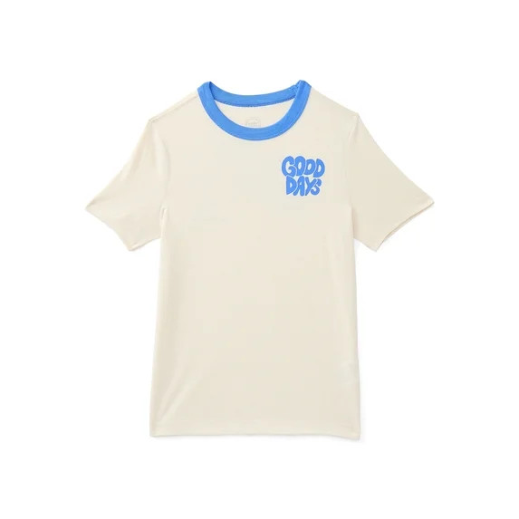 Wonder Nation Little Boys Graphic Ringer Tee with Short Sleeves, Sizes 4-10 | Walmart (US)