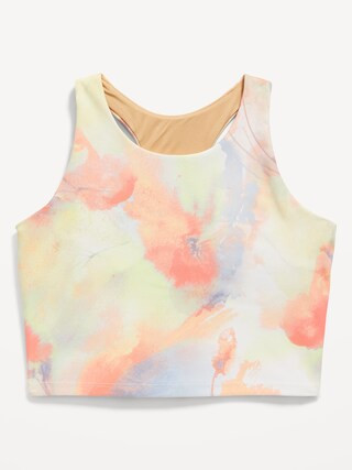 PowerSoft Longline Sports Bra for Girls | Old Navy (US)