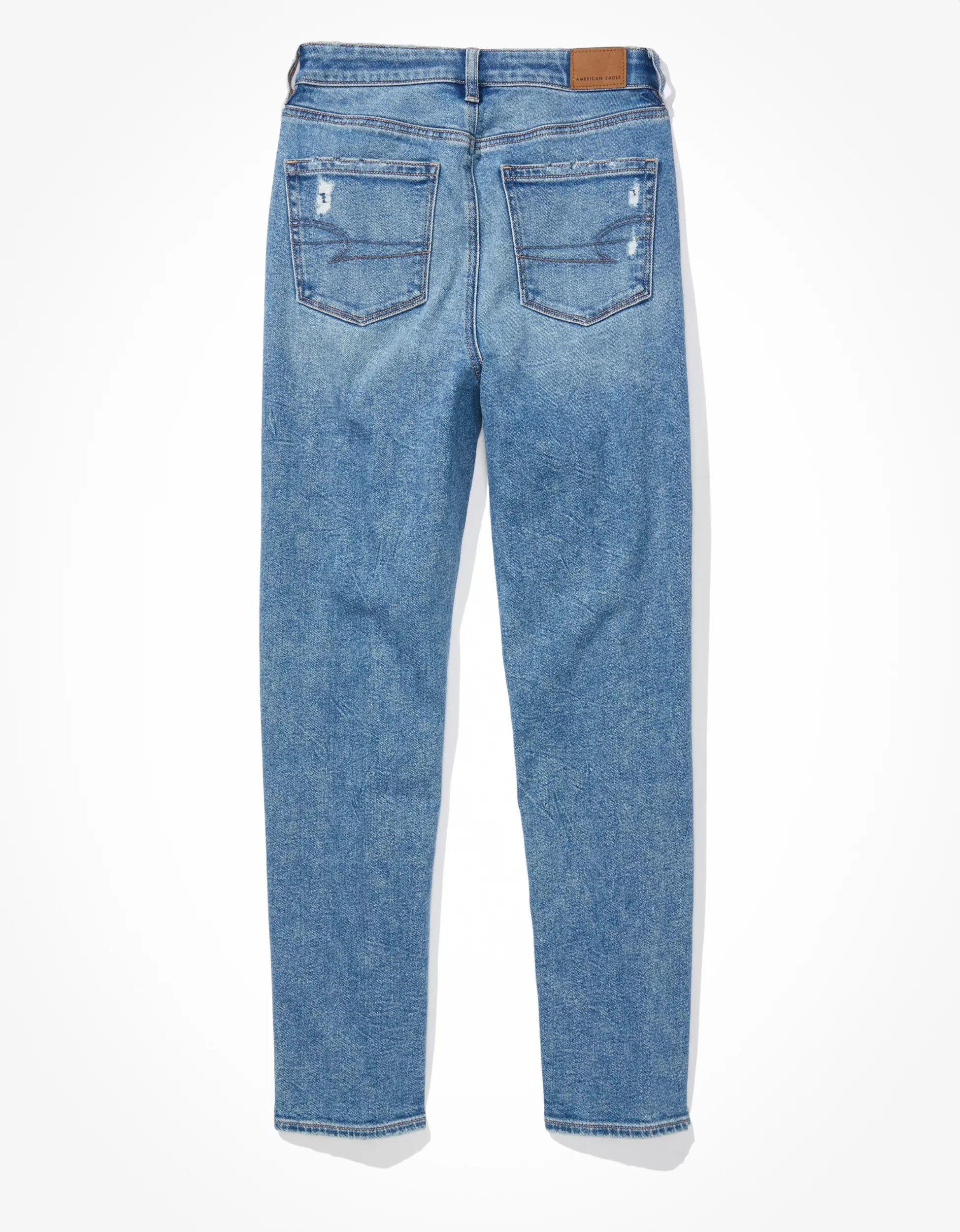 AE Stretch Mom Straight Jean | American Eagle Outfitters (US & CA)