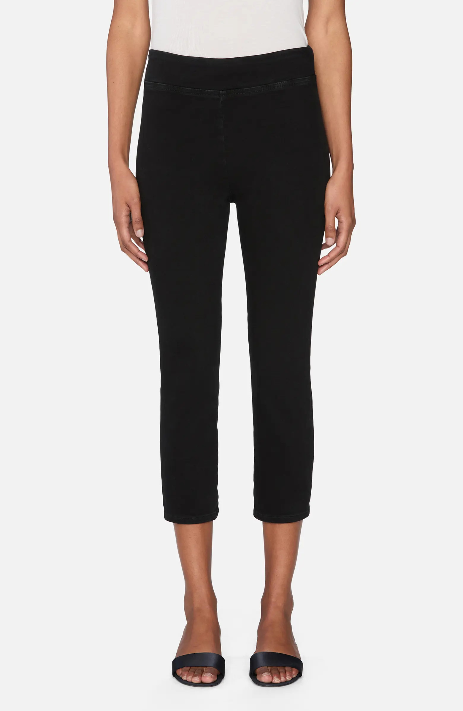 FRAME Jetset Weekend Pull-On High Waist Capri Jeans | Nordstrom | Nordstrom