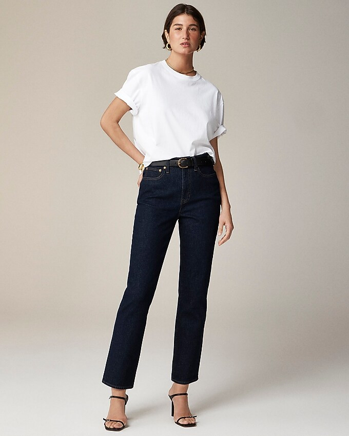 Petite classic straight jean in Rinse wash | J. Crew US