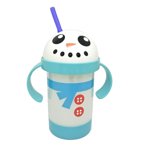 Light-Up Plastic Snowman Sippy Cup with Dome Lid and Straw, Blue, 16 fl oz, by Holiday Time | Walmart (US)