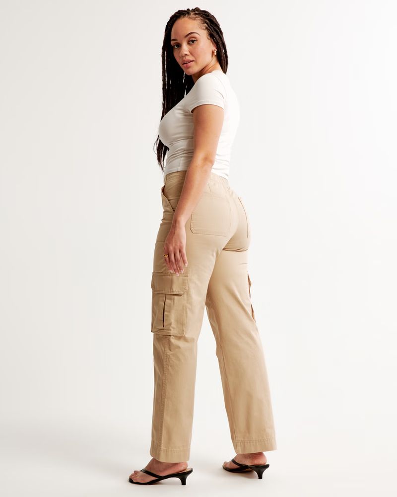 Curve Love Relaxed Cargo Pant | Abercrombie & Fitch (US)