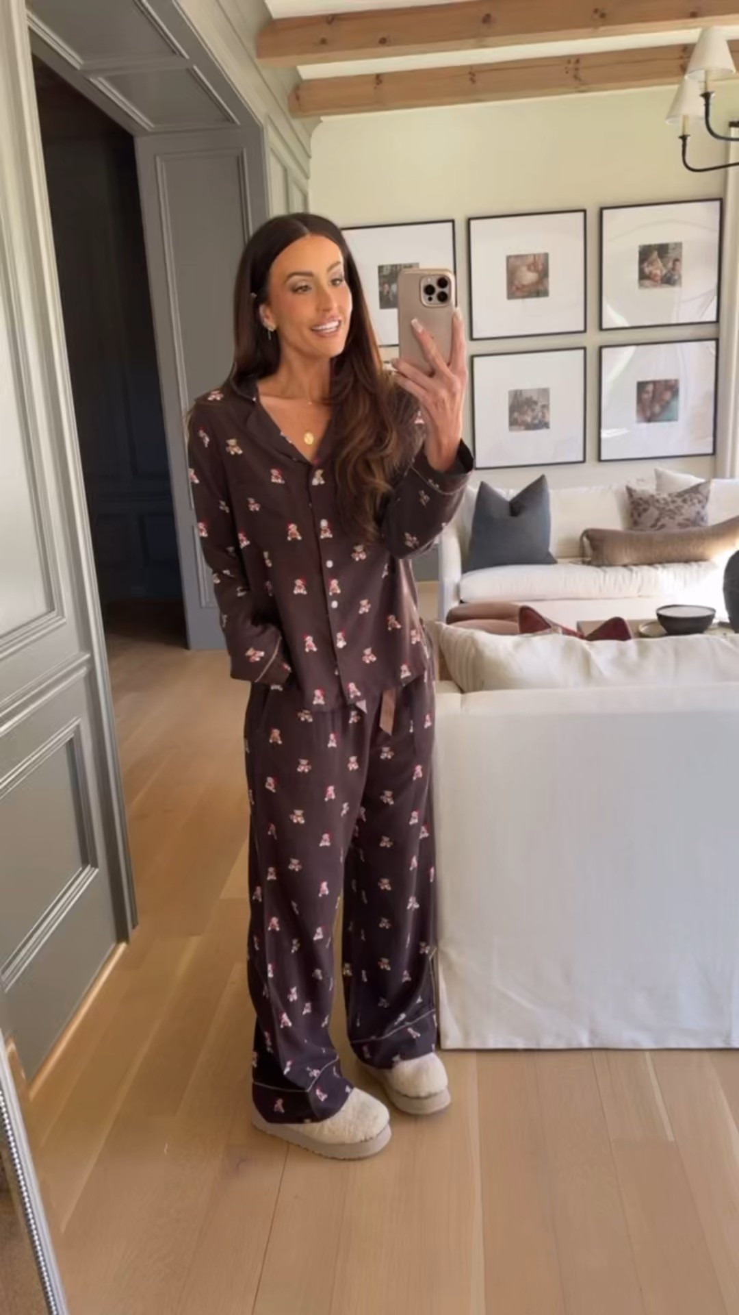 Christmas pjs, bear pjs, chocolate pjs, flannel pjs 

#LTKHoliday #LTKSaleAlert #LTKFindsUnder50