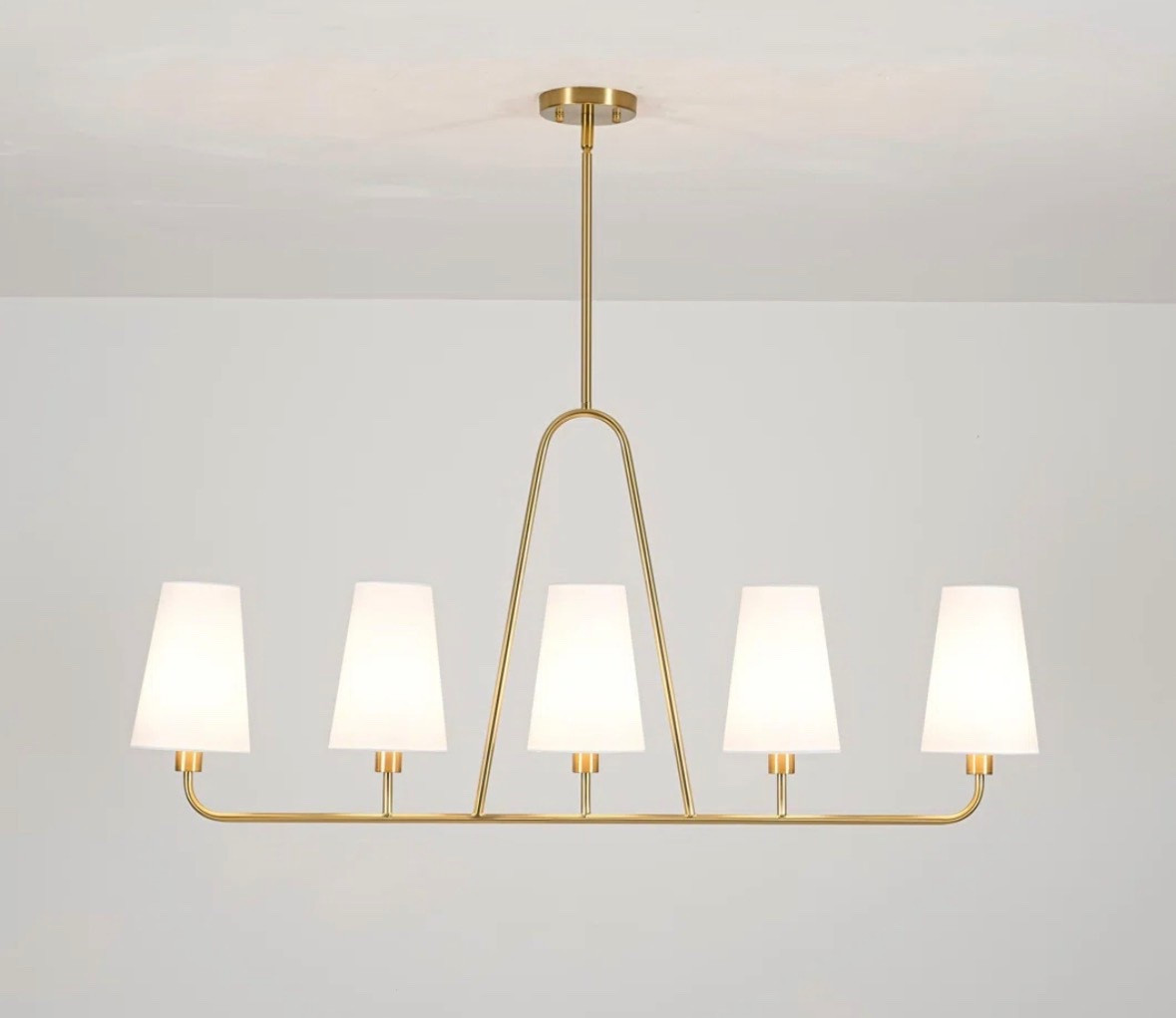 The ultimate Rejuvenation Ansel Linear Chandelier DUPE
