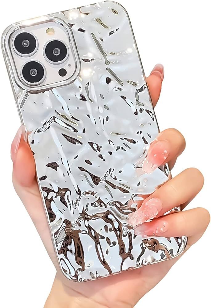Luxury Designer Pleated Electroplated Phone Case              
 iPhone 12 Pro Max  

 TPU | Amazon (US)