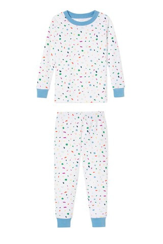 Maisonette x LAKE Kids Long-Long Set in Confetti | LAKE Pajamas