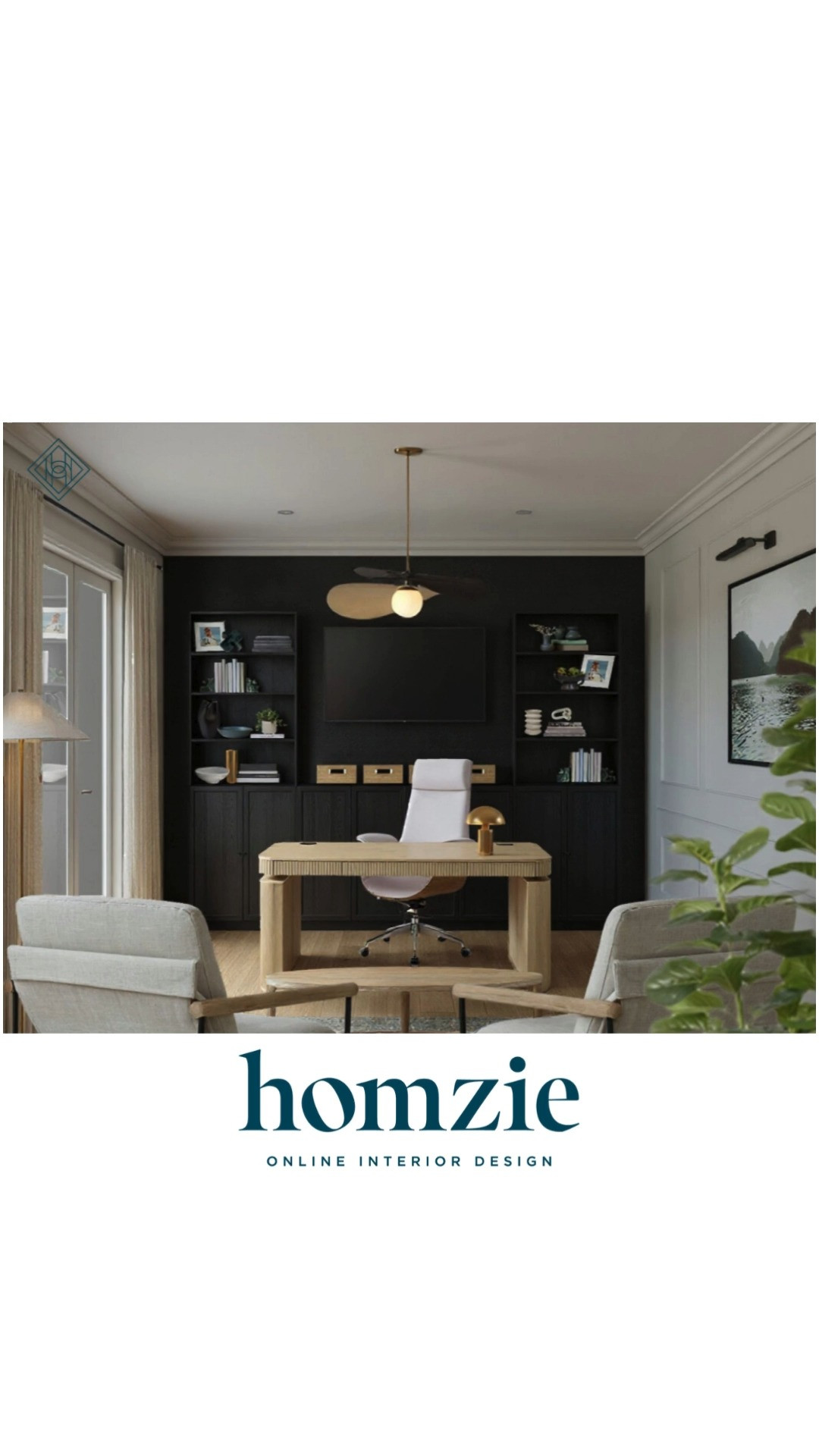 Office design featuring light fixtures, floor tree, desk chair, wall art, decor, built ins, etc.

#LTKHome #LTKFinds #LTKFavorites #HomeStyleDaily 

 #LTKHome #LTKStyleTip #LTKFamily