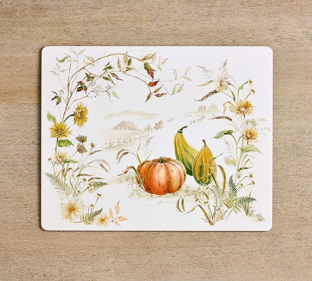 Bedford Harvest Cork Placemat - Set of 4 | Pottery Barn (US)