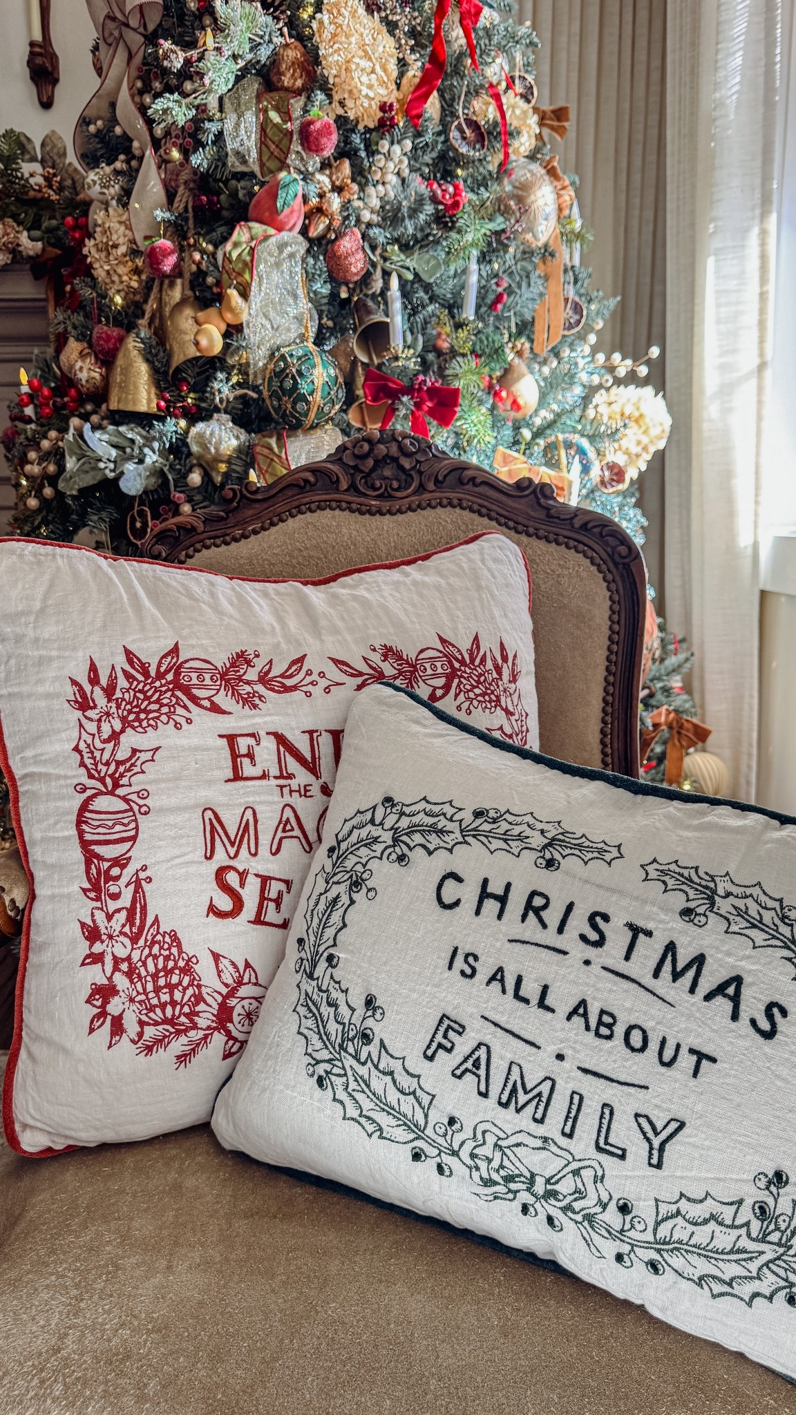 Cozy Christmas pillows 🎄

#LTKHoliday #LTKGiftGuide #LTKHome