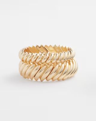 Gold Tone Stretch Bracelet Set | Chico's