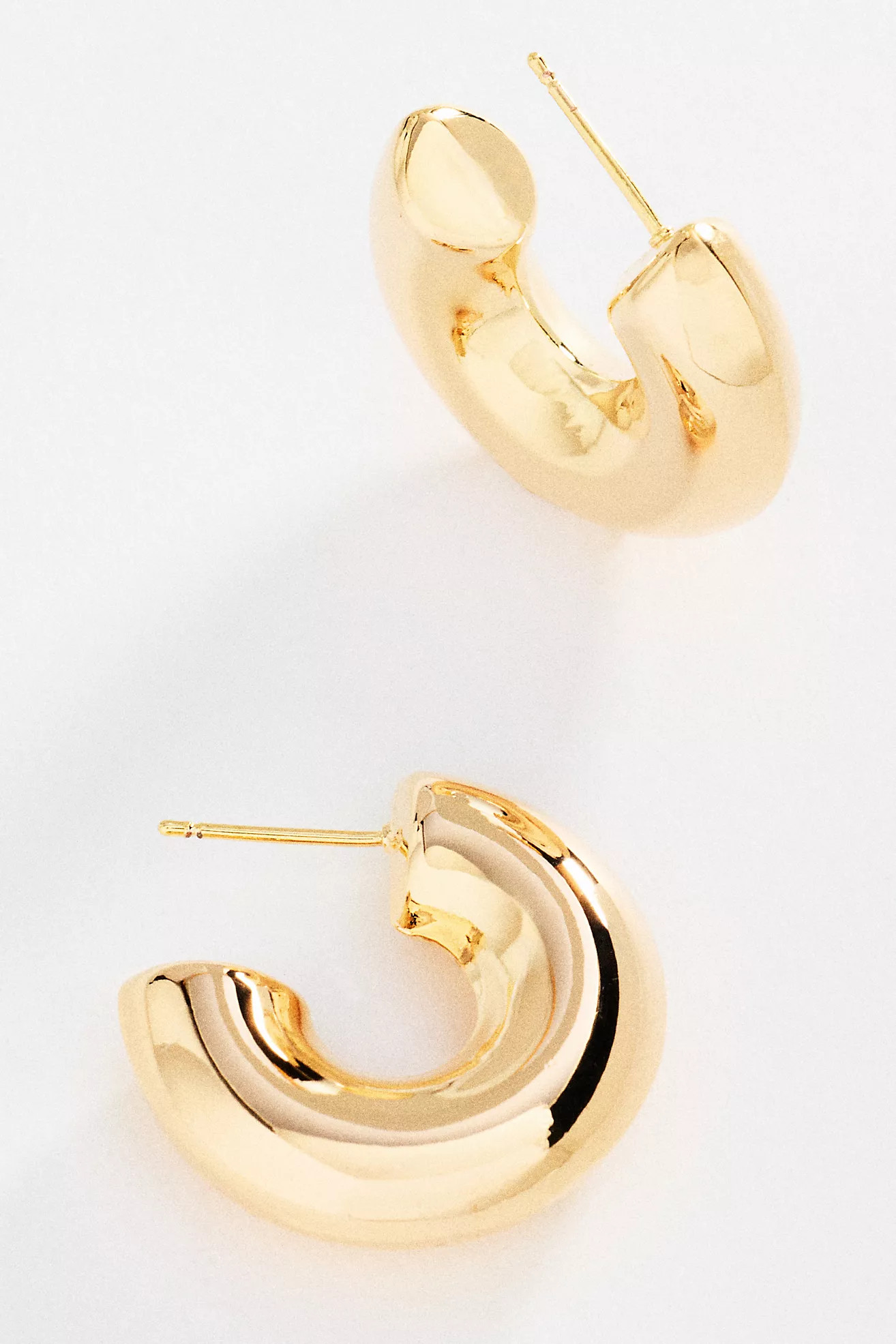 Small Tube Hoop Earrings | Anthropologie (US)