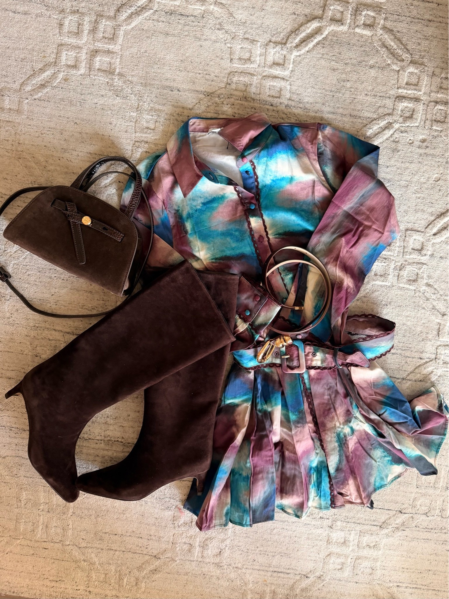The prettiest little fall dress you ever did see. This color combination is like nothing I’ve seen before gorgeous wearing a size small

#LTKootd #LTKgrwm #LTKOver40