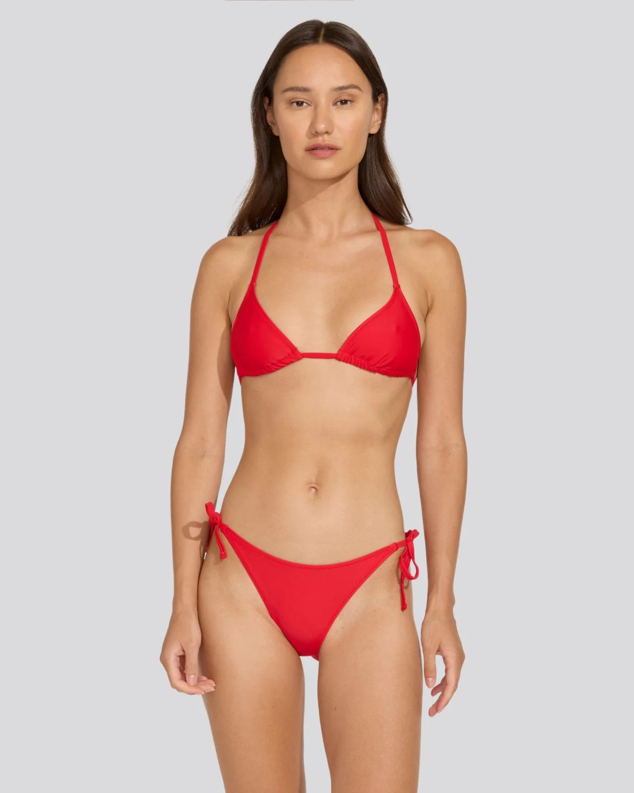 The Iris Bikini Top in Ruby | Solid & Striped