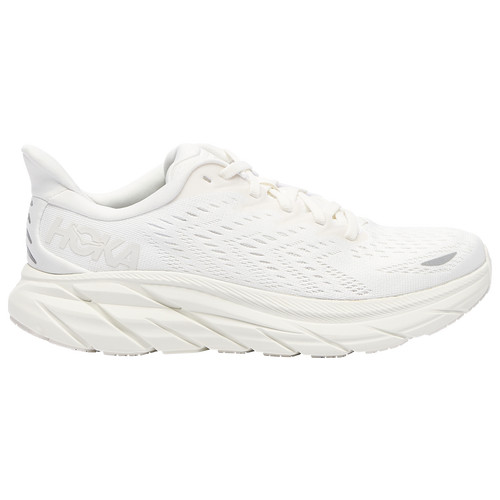 HOKA ONE ONE Clifton 8 - Women's Running Shoes - White / White, Size 10.0 | Eastbay