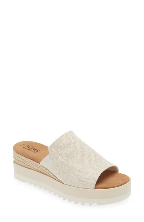 TOMS Diana Mule Sandal in Natural Natural at Nordstrom, Size 9.5 | Nordstrom