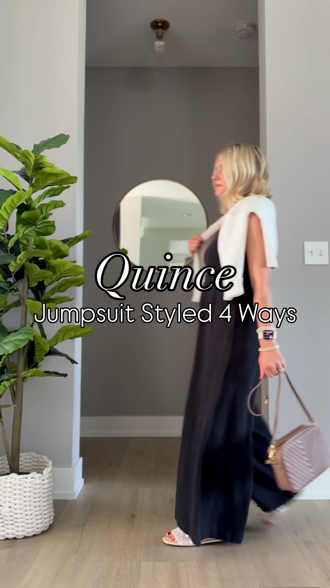 How to wear a black jumpsuit for summer! 🖤
This black jumpsuit from @onequince is the perfect one-and-done piece to have in your wardrobe this summer. Here are four ways to style it!
#QuincePartner

#LTKootd #LTKPetite #LTKOver40