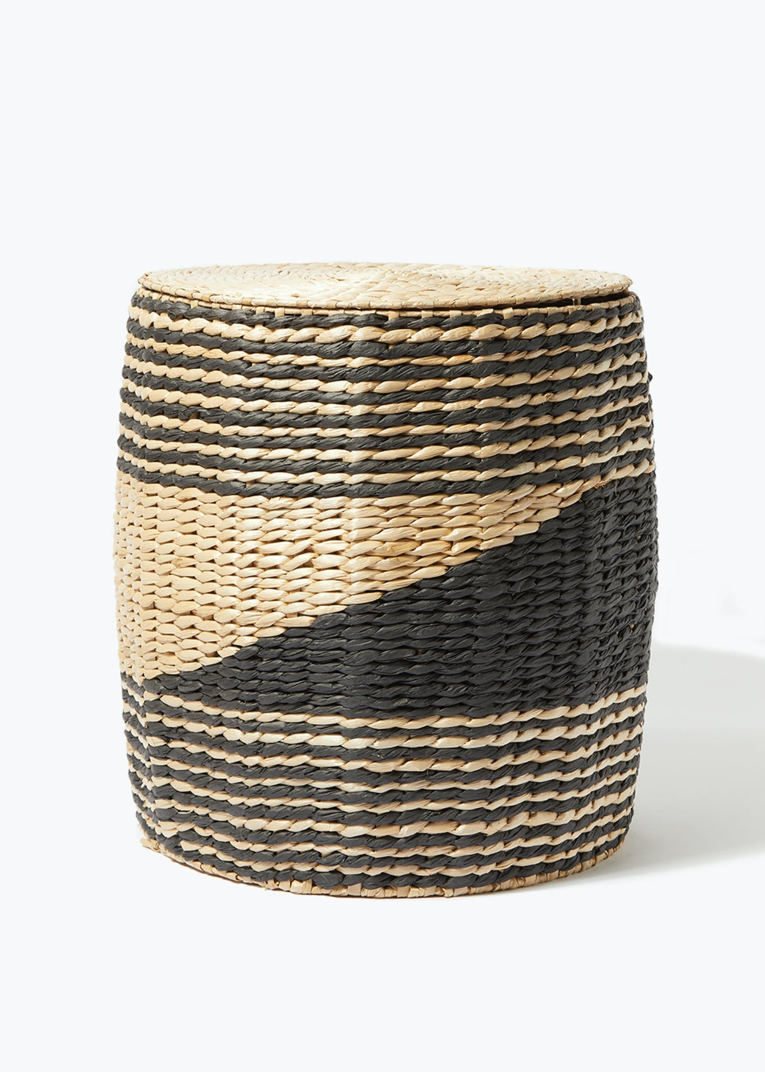 Natural Colour Block Rattan Woven Table (40cm x 46cm) – Natural | Matalan (UK)