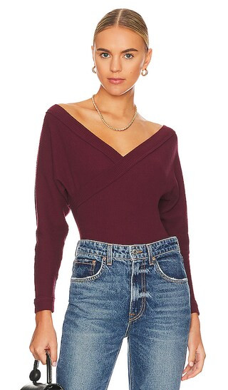 Lovin This Feeling Bodysuit in Fig Jam | Revolve Clothing (Global)