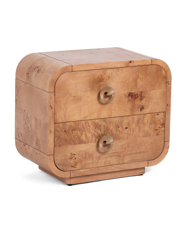25x14x22 Burl Side Table | TJ Maxx