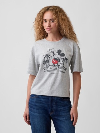 Gap × Disney Mickey Mouse Relaxed Graphic T-Shirt | Gap Factory