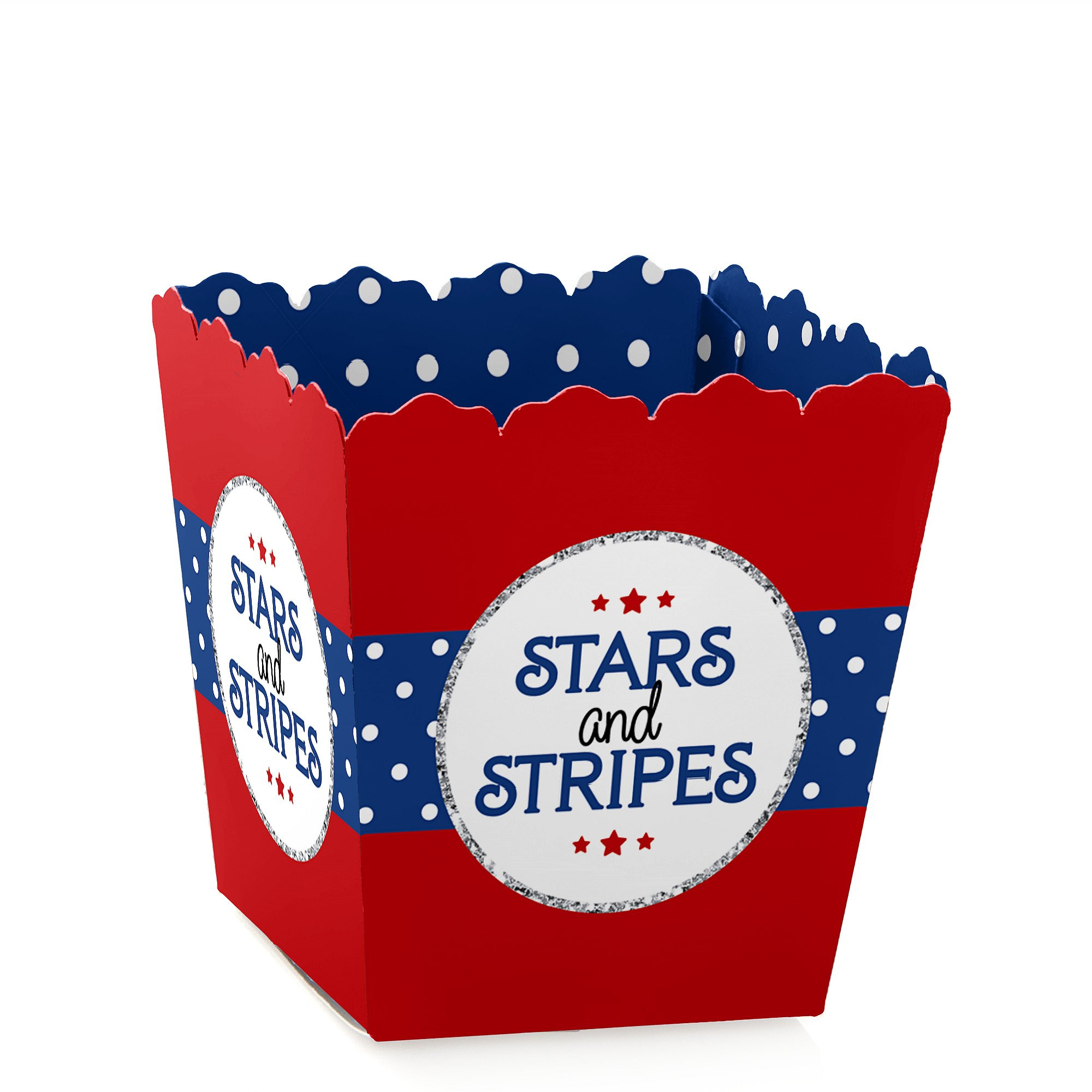 Red, White and Blue - Memorial day and 4th of July Party Mini Favor Boxes - Patriotic USA Party T... | Walmart (US)