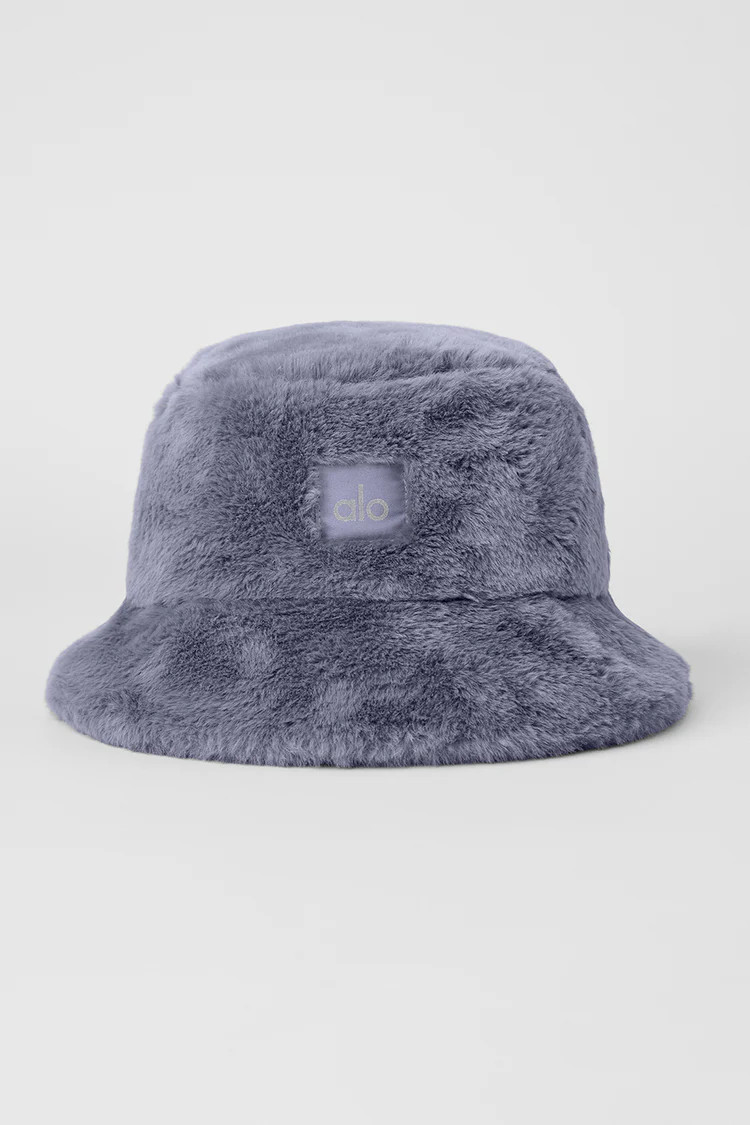 Faux Fur Bucket Hat - Fog | Alo Yoga (US)