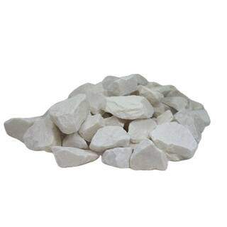 0.40 cu. ft. 0.5 in. to 1.5 in. Snow White Marble Chips | The Home Depot