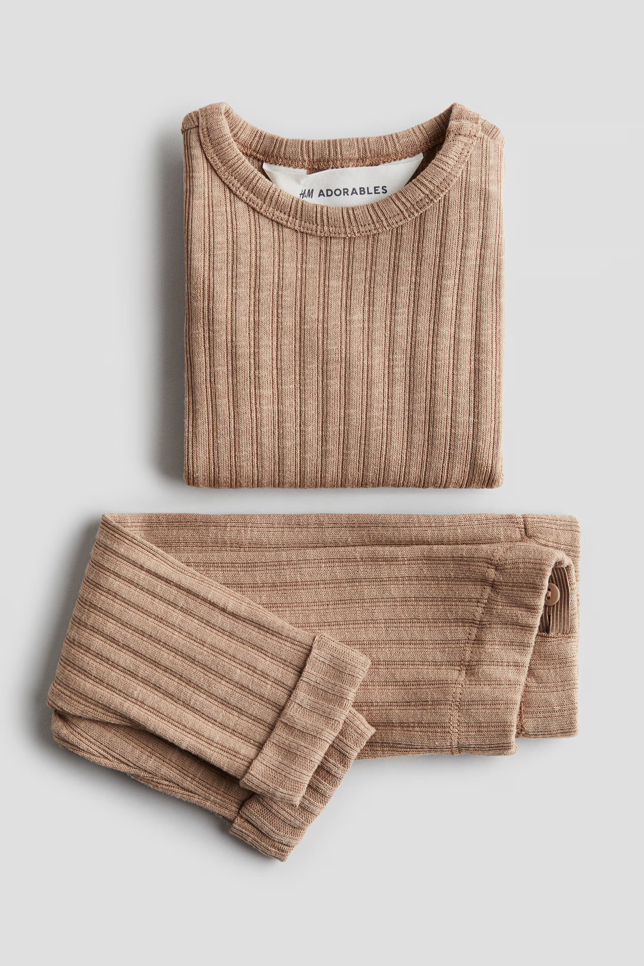 2-piece Ribbed Jersey Set | H&M (US + CA)