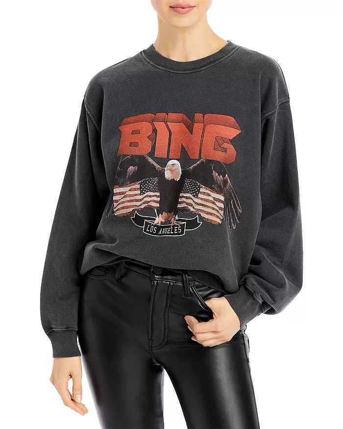 Anine Bing Vintage Eagle-Graphic Sweatshirt Women - Bloomingdale's | Bloomingdale's (US)