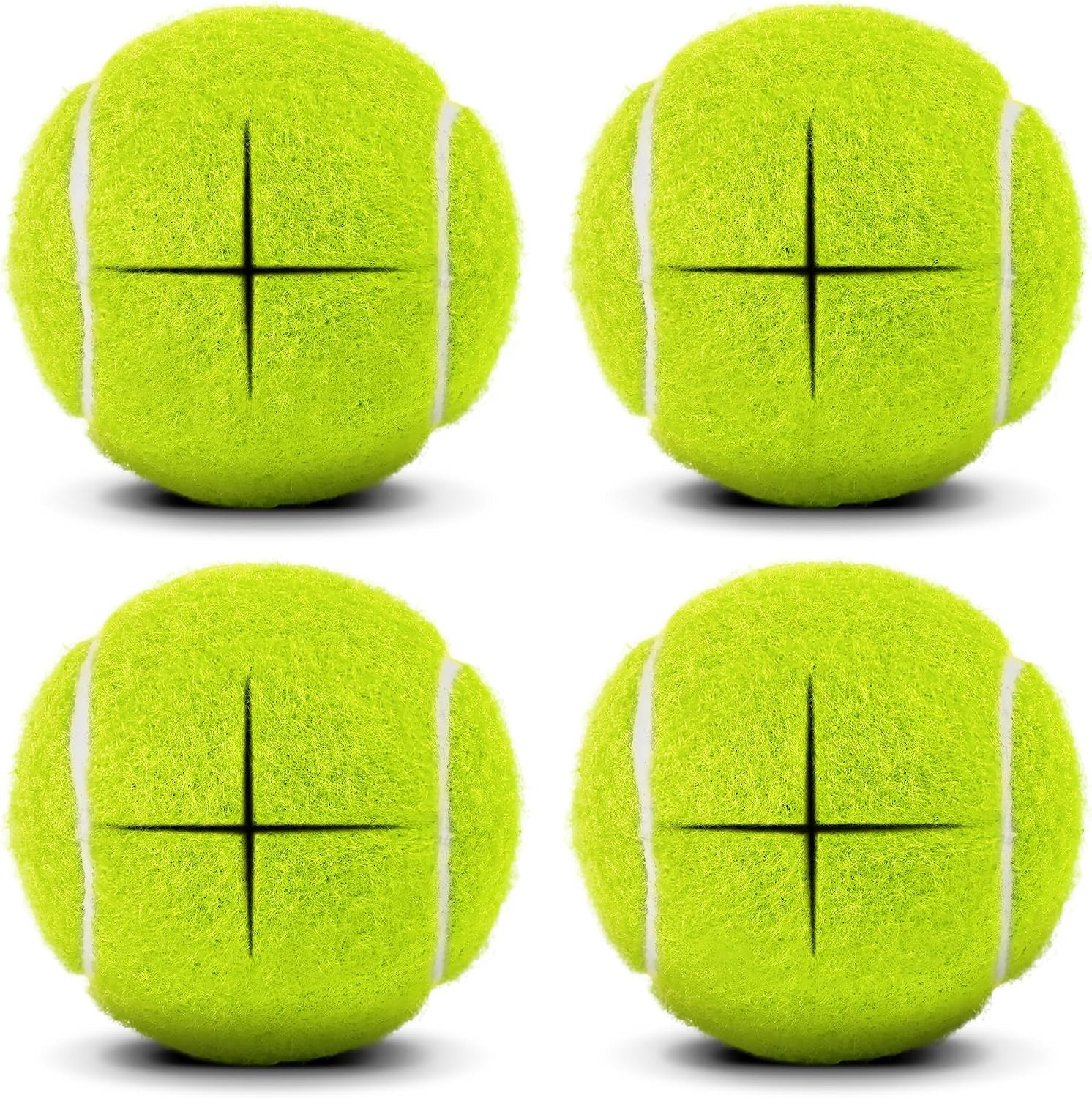 Pre-Cut Tennis Balls for Walkers, 4 Pack Walker Glide Ball Accessories | Amazon (US)