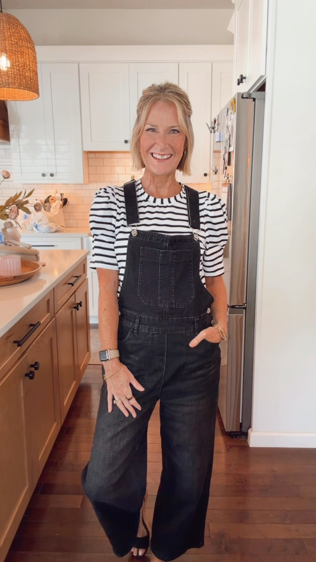 Overall edition 🤎🖤 These two are so good! The green corduroy pair is perfect for fall, and the black pair is such a cute everyday option.

#LTKgrwm #LTKootd #LTKOver40